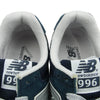 NEW BALANCE ニューバランス MRL996AN 996 スエード メッシュ ローカット スニーカー ネイビー系 24cm【極上美品】【中古】