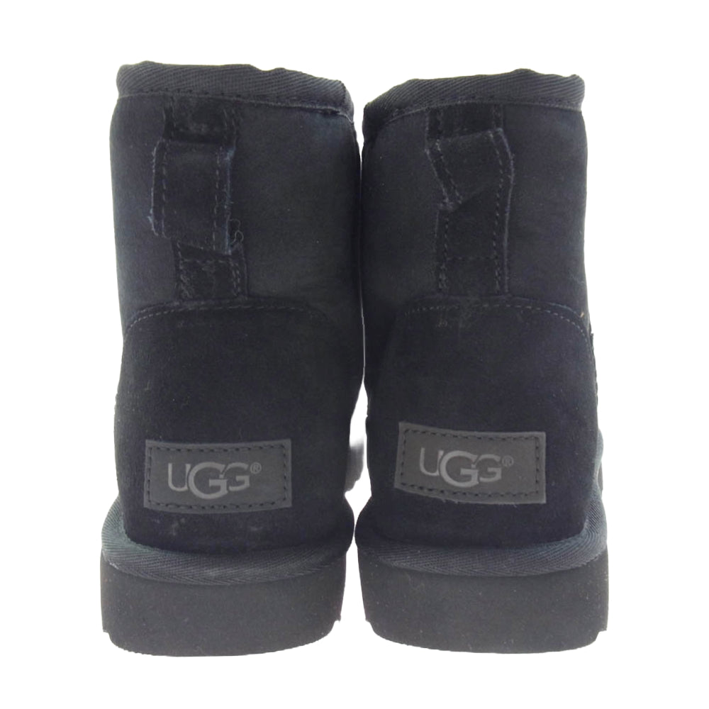 UGG アグ 1016222 Classic Mini II クラシック ミニ スエード ブーツ ブラック系 25cm【極上美品】【中古】