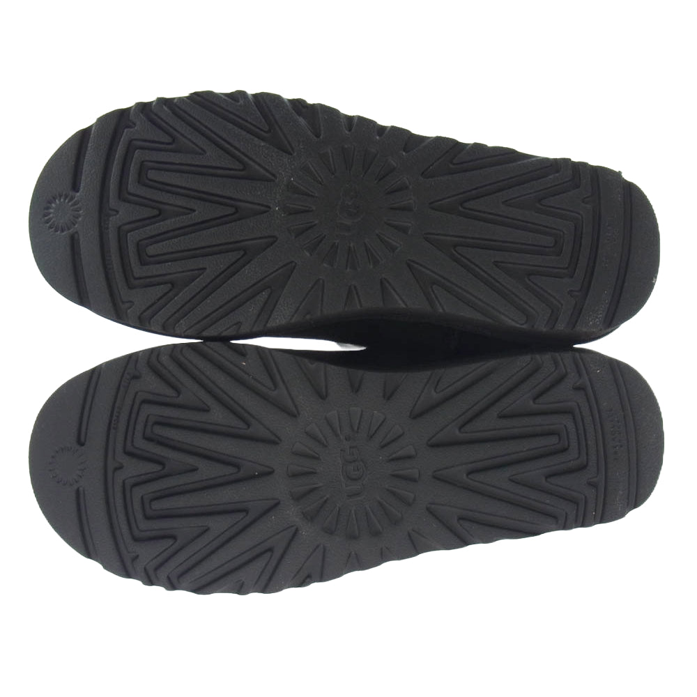 UGG アグ 1016222 Classic Mini II クラシック ミニ スエード ブーツ ブラック系 25cm【極上美品】【中古】