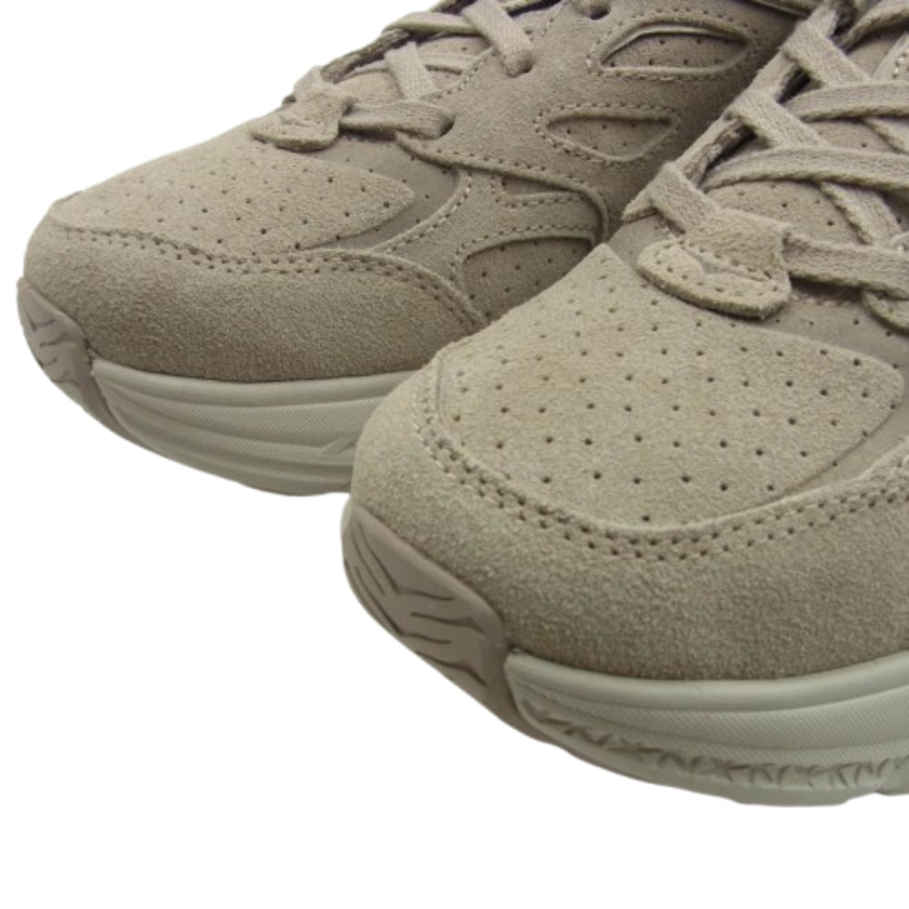 HOKA ONE ONE ホカ オネオネ 1122571 CLIFTON L SUEDE クリフトン L スエード スニーカー グレー系 24cm【新古品】【未使用】【中古】