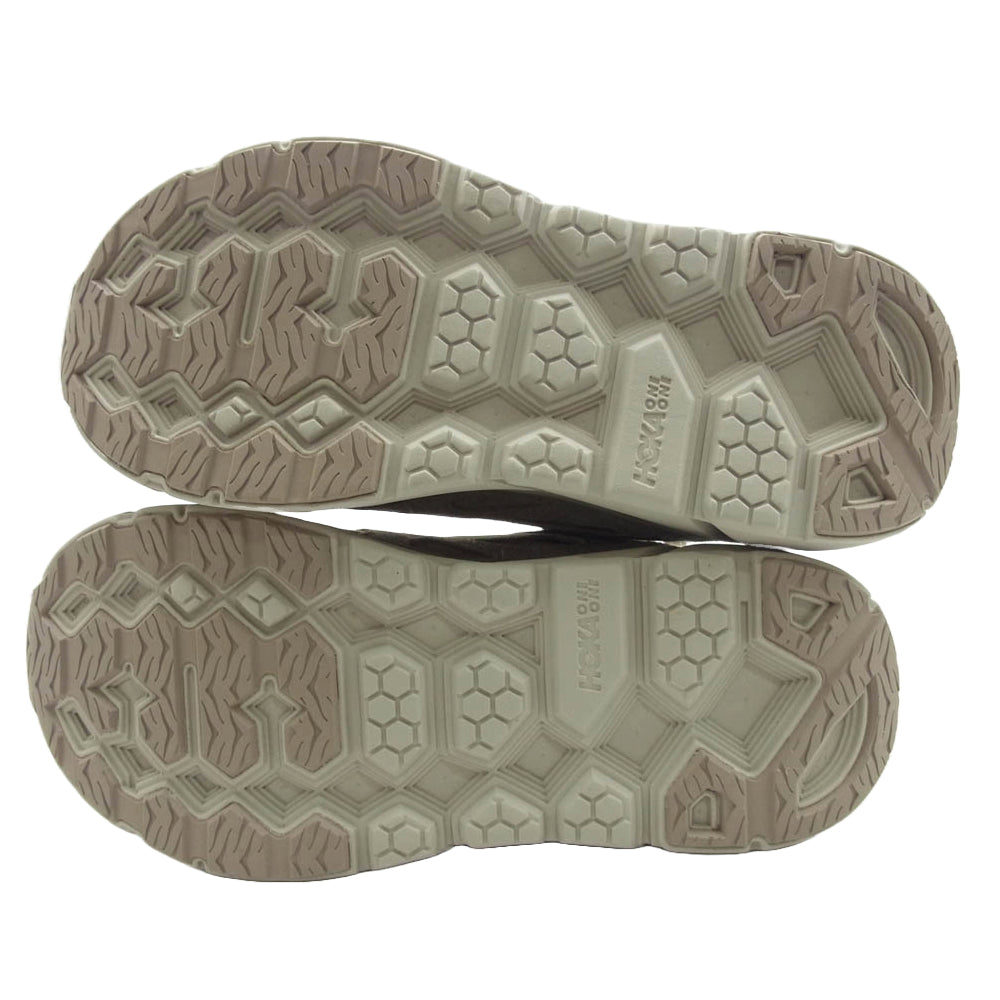 HOKA ONE ONE ホカ オネオネ 1122571 CLIFTON L SUEDE クリフトン L スエード スニーカー グレー系 24cm【新古品】【未使用】【中古】