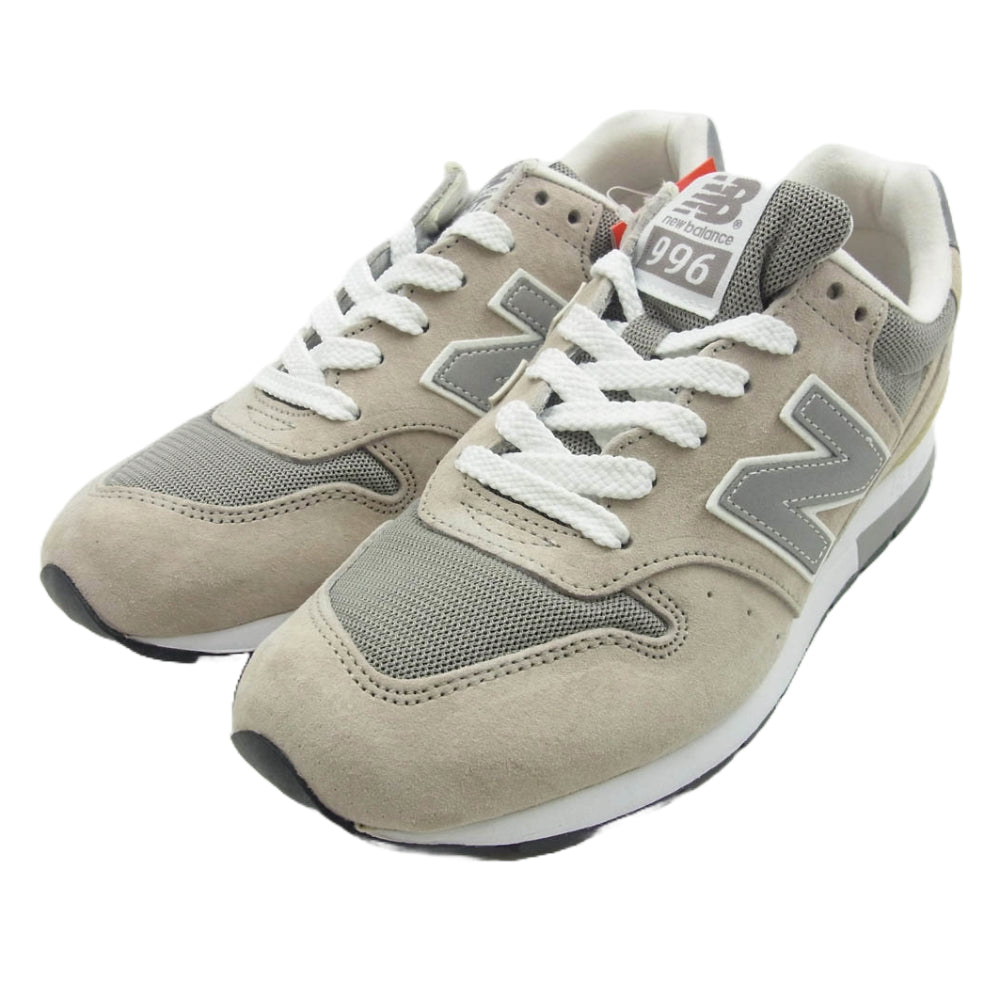 NEW BALANCE ニューバランス MRL996AG 996 EVLITE レブライト ソール スエード メッシュ スニーカー グレー系 24cm【極上美品】【中古】