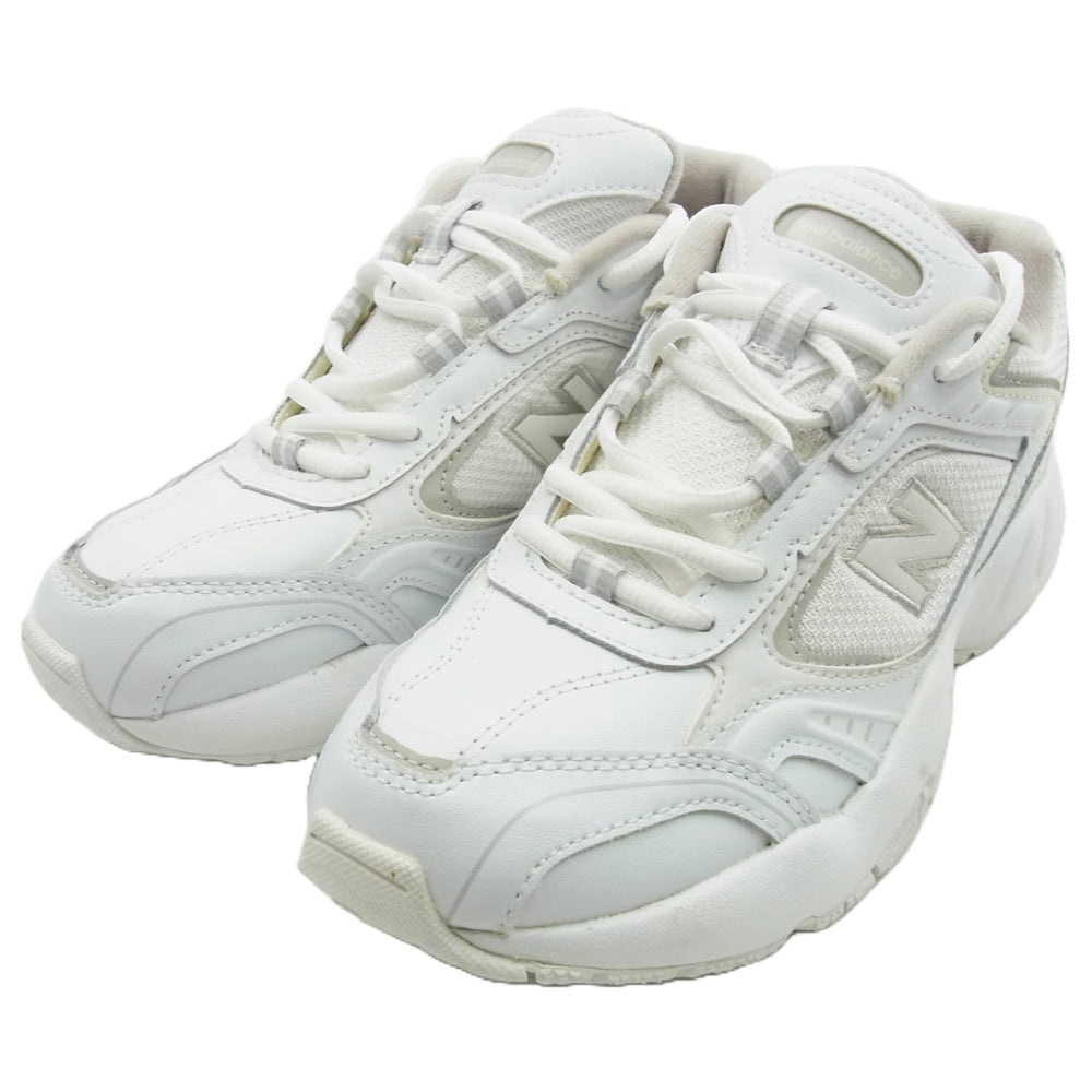 NEW BALANCE ニューバランス WX452SG ローカットスニーカー ホワイト系 24cm【美品】【中古】