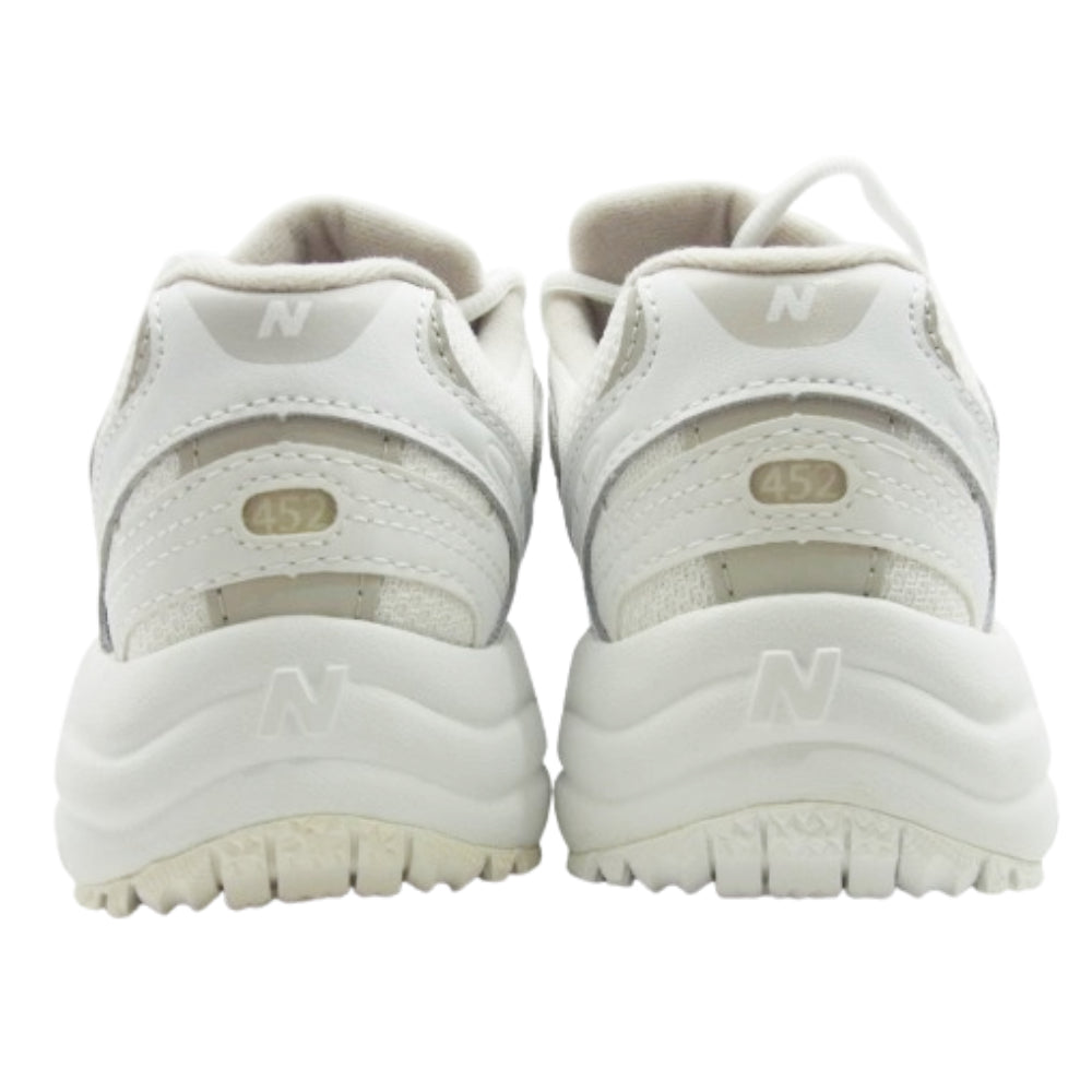 NEW BALANCE ニューバランス WX452SG ローカットスニーカー ホワイト系 24cm【美品】【中古】