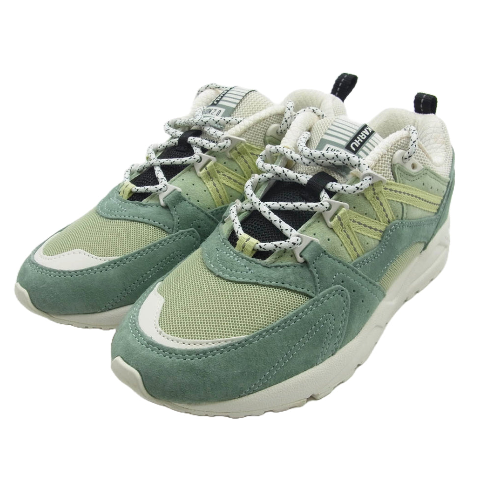 カルフ F804123 FUSION 2.0 フュージョン ローカット スニーカー グリーン系 US6【美品】【中古】