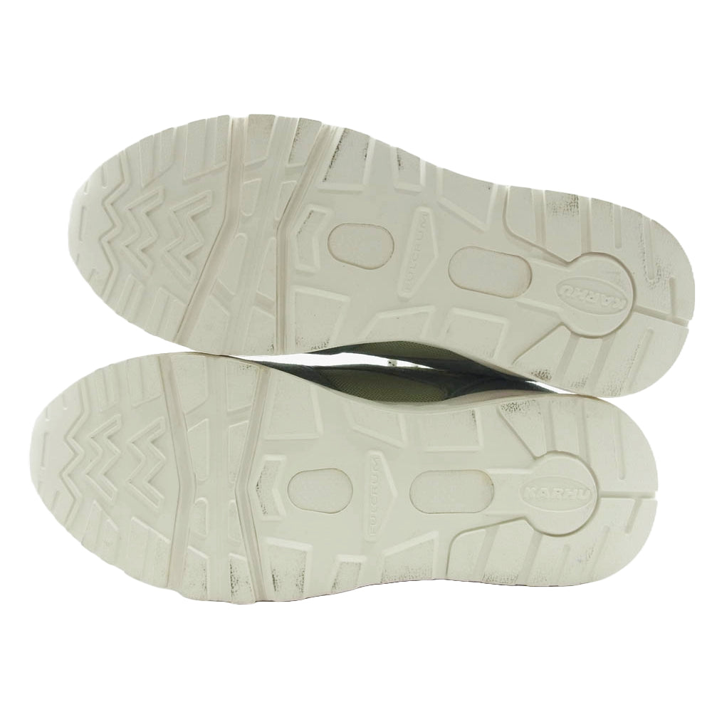 カルフ F804123 FUSION 2.0 フュージョン ローカット スニーカー グリーン系 US6【美品】【中古】