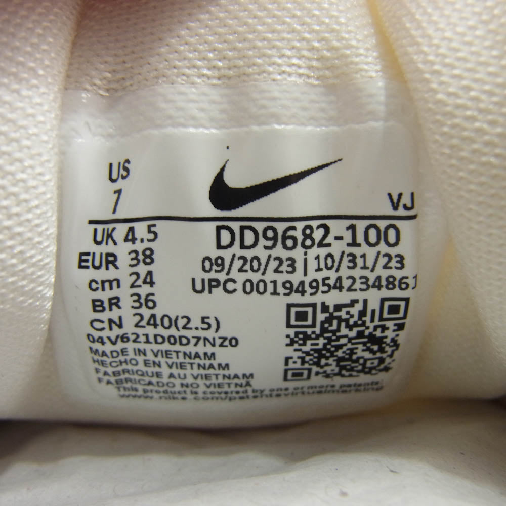 NIKE ナイキ DD9682-100 TC 7900 ローカットスニーカー ホワイト系 24cm【美品】【中古】