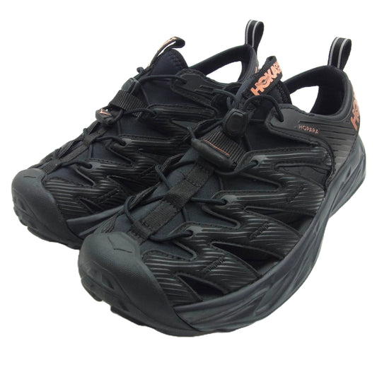 HOKA ONE ONE ホカ オネオネ F27220A HOPARA ホパラ マウンテン サンダル ブラック系 23.5cm【美品】【中古】