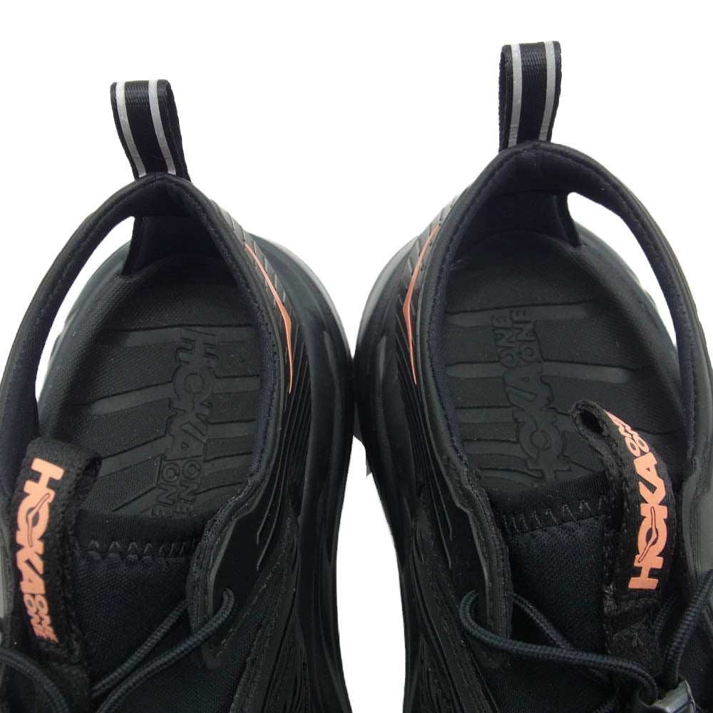 HOKA ONE ONE ホカ オネオネ F27220A HOPARA ホパラ マウンテン サンダル ブラック系 23.5cm【美品】【中古】