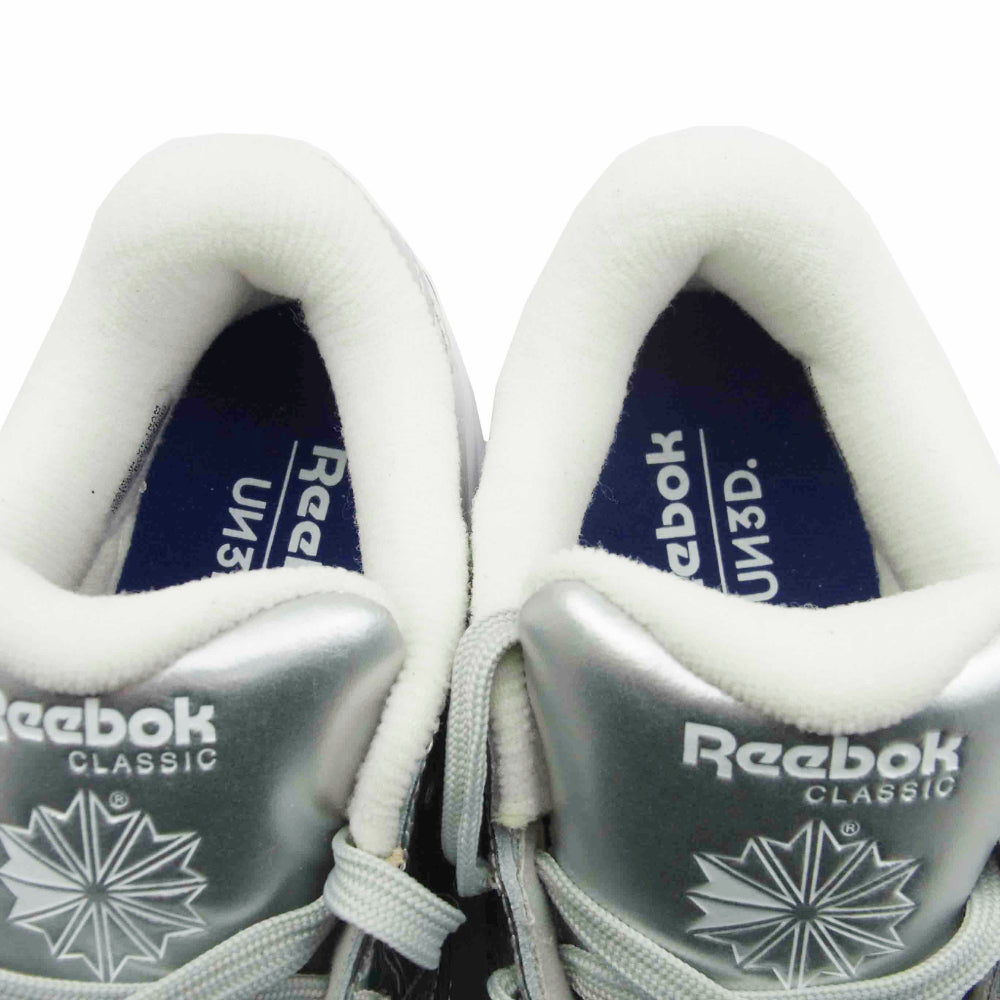Reebok リーボック RB00049 UN3D アンスリード ローカット スニーカー シルバー シルバー系 24cm【極上美品】【中古】