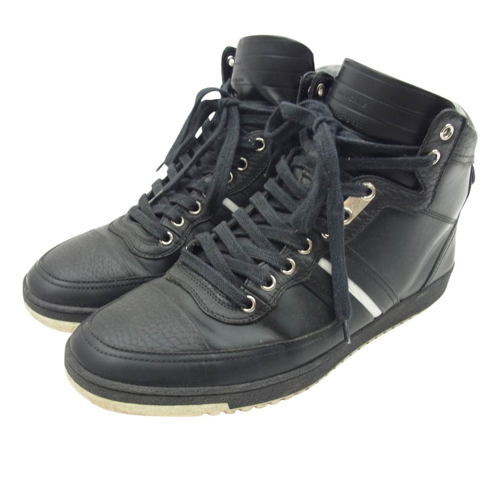 DIOR HOMME ディオールオム 15H-FR レザー ハイカット　スニーカー　 グレー系 41【中古】