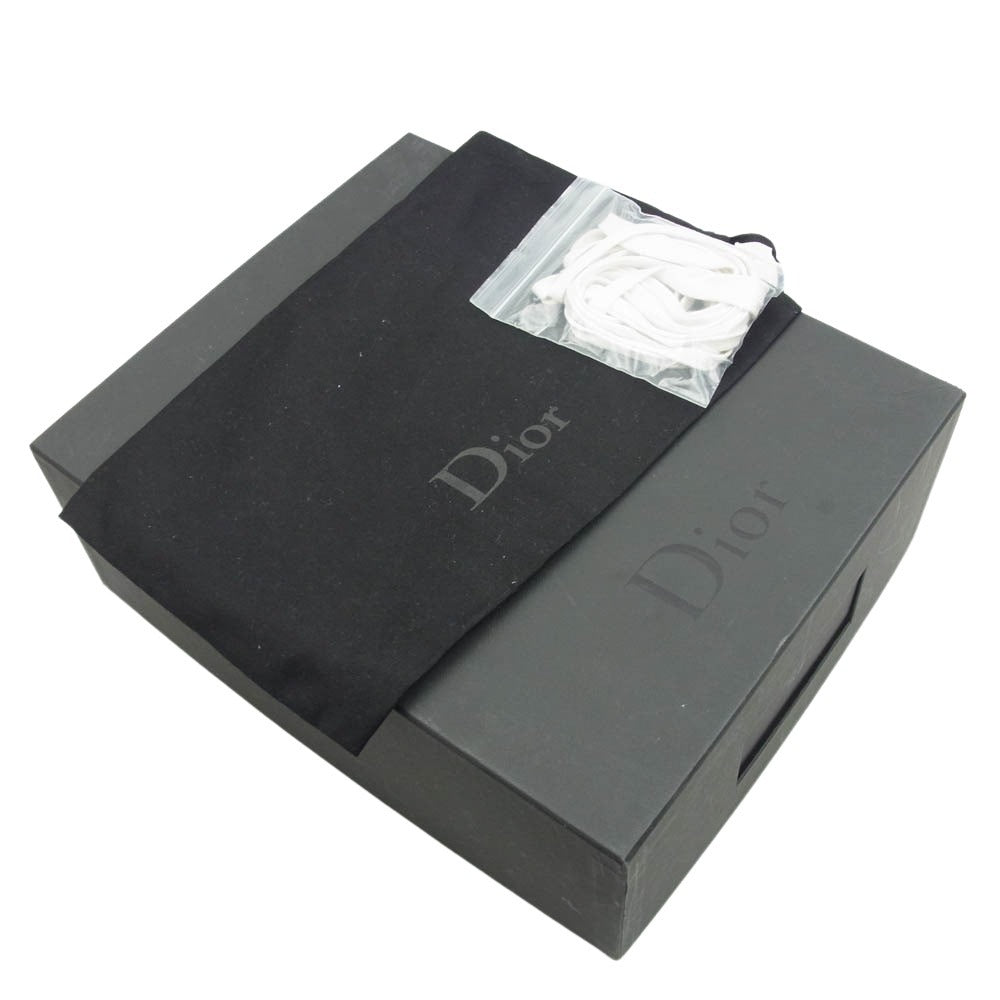 DIOR HOMME ディオールオム 15H-FR レザー ハイカット　スニーカー　 グレー系 41【中古】