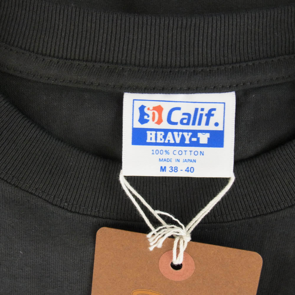 STANDARD CALIFORNIA スタンダードカリフォルニア SD HEAVYWEIGHT SIGN PAINT LOGO TEE ロゴプリント Tシャツ 半袖カットソー ブラック系 M【新古品】【未使用】【中古】