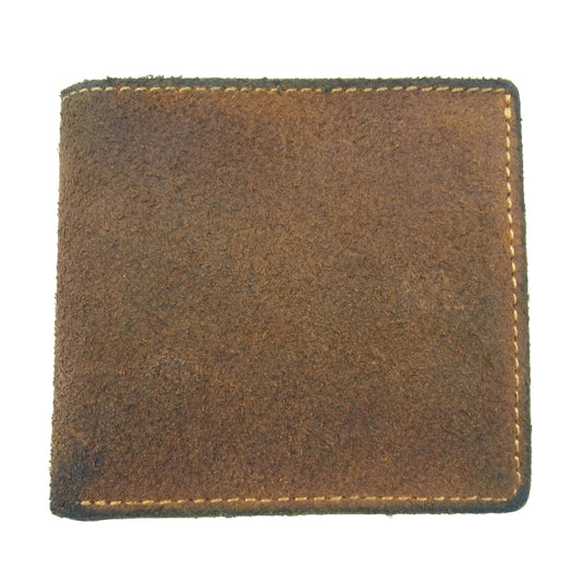 RRL ダブルアールエル スエード ビルフォード ウォレット レザーウォレット 二つ折り財布 ブラウン系【中古】