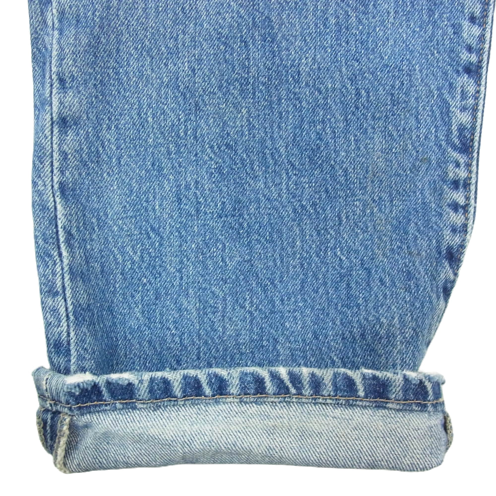 RRL ダブルアールエル 09955WXLS ストレート デニムパンツ ボタンフライ インディゴブルー系 33【中古】
