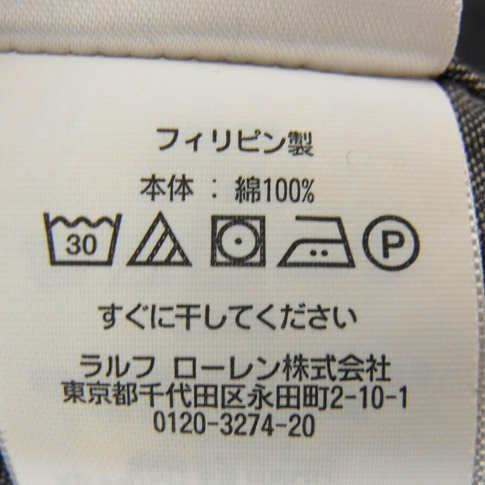 RRL ダブルアールエル シャンブレー 長袖 シャツ ブラック系 L LG【中古】