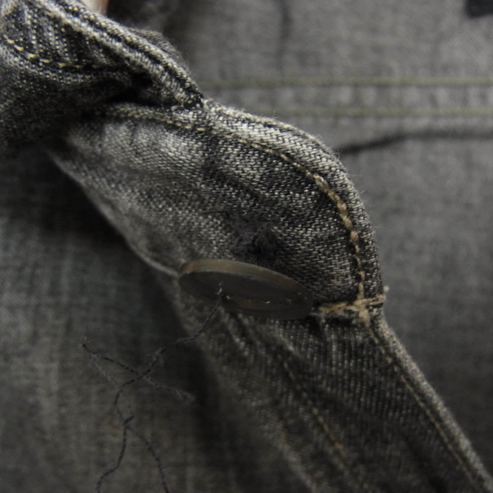 RRL ダブルアールエル シャンブレー 長袖 シャツ ブラック系 L LG【中古】