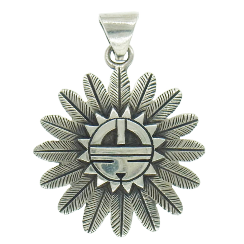 ホピ族 チャールストン ルイス サンフェイス フラワーモチーフ