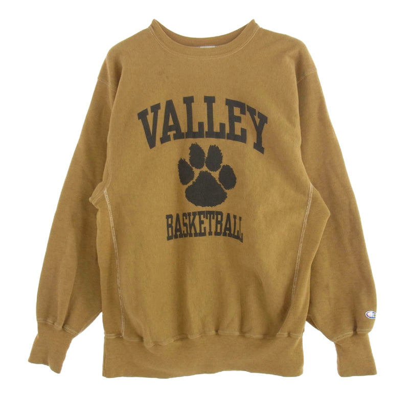 Champion チャンピオン 90's Reverse Weave リバースウィーブ スウェット 黄土色系 XL【中古】