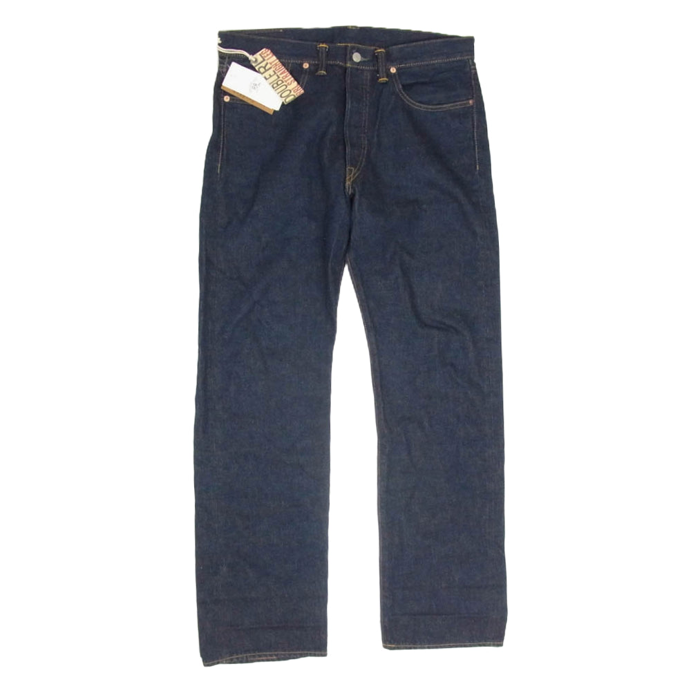 RRL ダブルアールエル 782504836001 STRAIGHT LEG SELVEDGE JEAN セルビッチ ストレート デニムパンツ ボタンフライ 赤耳 インディゴブルー系 34【美品】【中古】