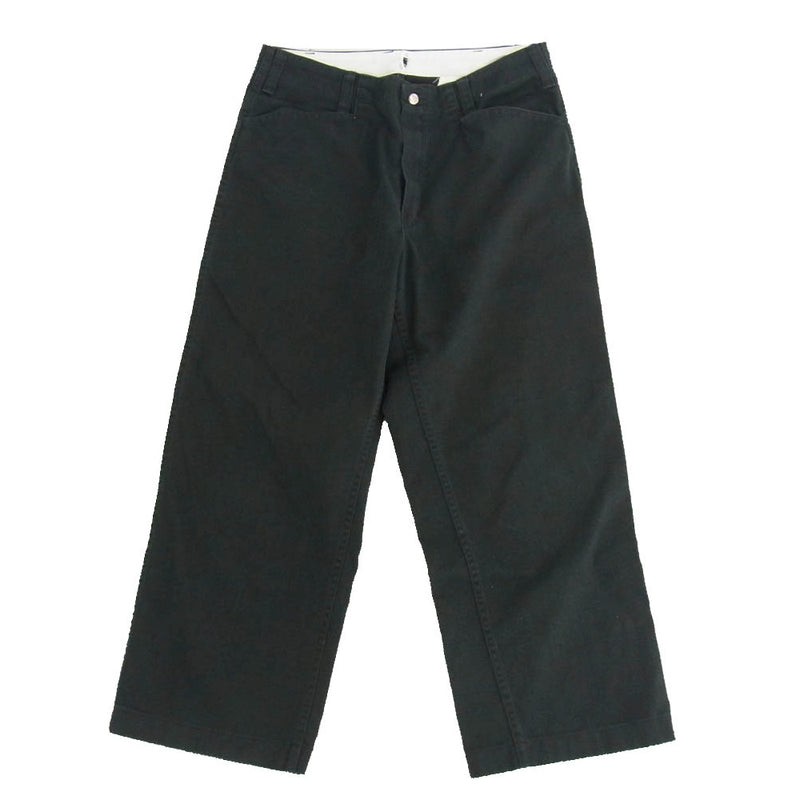 TENDERLOIN テンダーロイン ワーク ワイド ストレート パンツ ブラック系 S【中古】