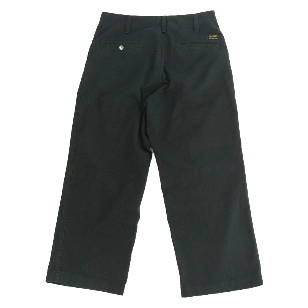 TENDERLOIN テンダーロイン ワーク ワイド ストレート パンツ ブラック系 S【中古】