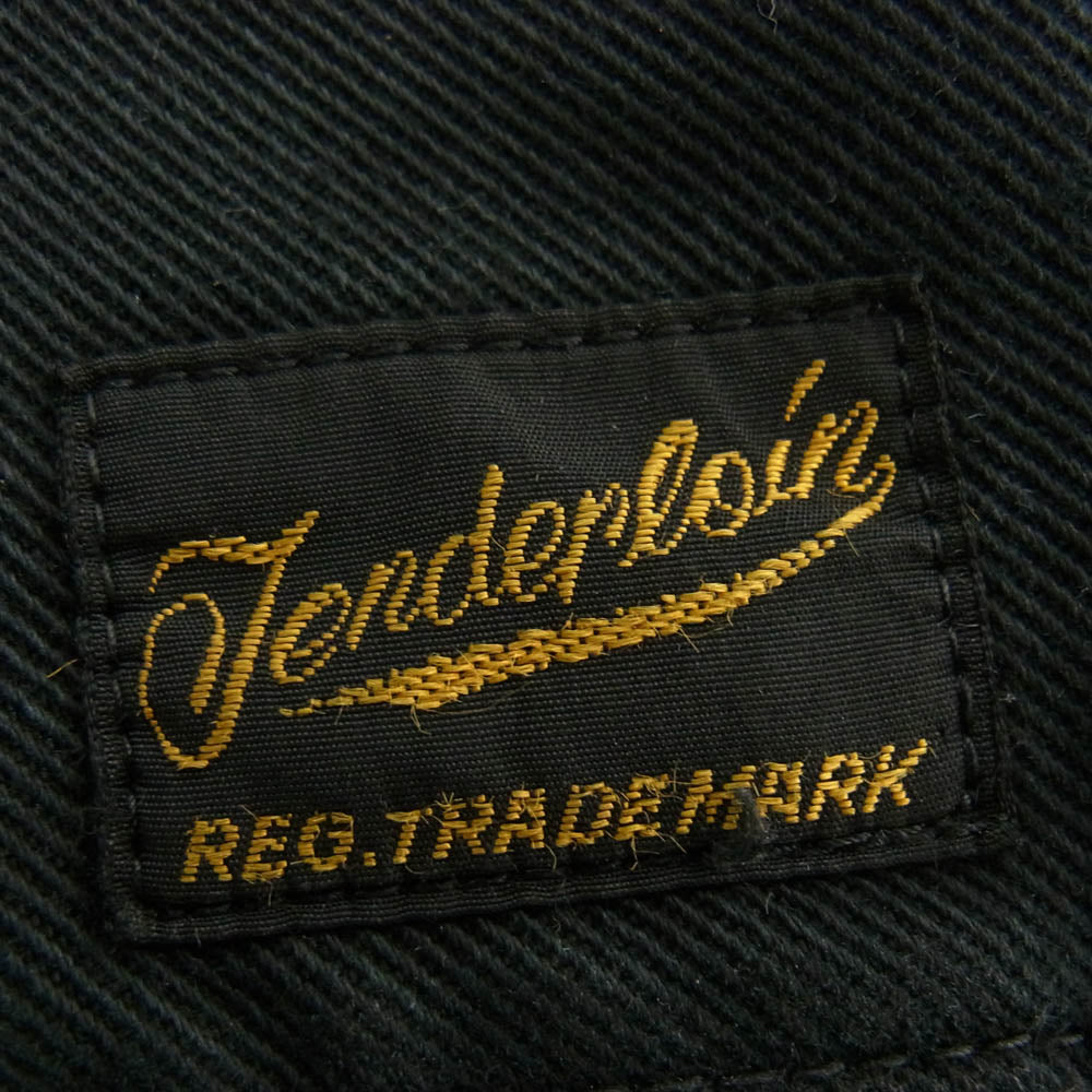 TENDERLOIN テンダーロイン ワーク ワイド ストレート パンツ ブラック系 S【中古】