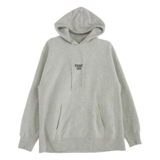 フラグメントユニバーシティ FRGMT-S3 FRGMT UNV SWEAT HOODIE C プルオーバー パーカー グレー系 L【中古】