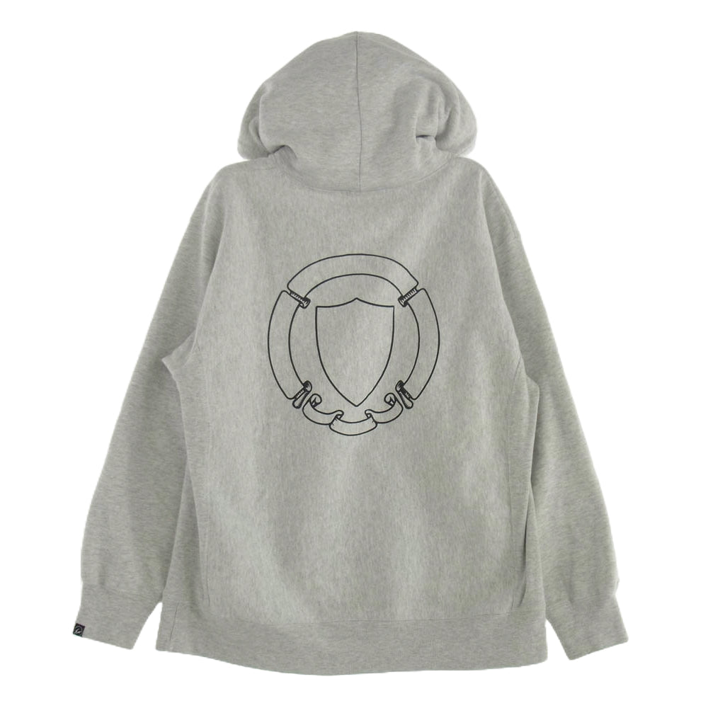 フラグメントユニバーシティ FRGMT-S3 FRGMT UNV SWEAT HOODIE C プルオーバー パーカー グレー系 L【中古】