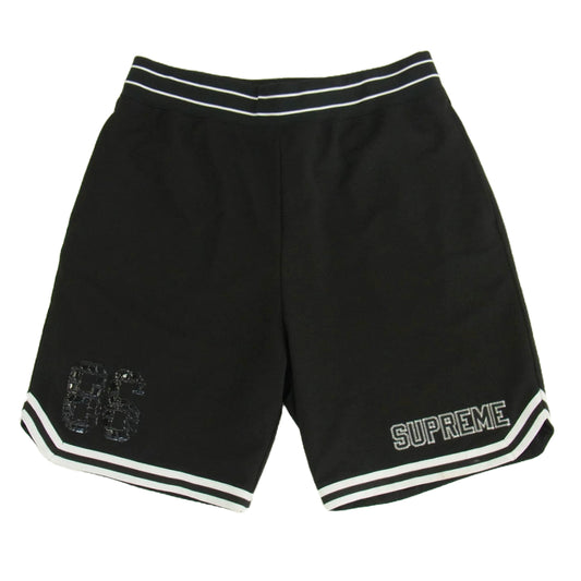 Supreme シュプリーム 22SS Faux Croc Basketball Short フォウ クロックス バスケットボール ショート パンツ ブラック系 M【中古】