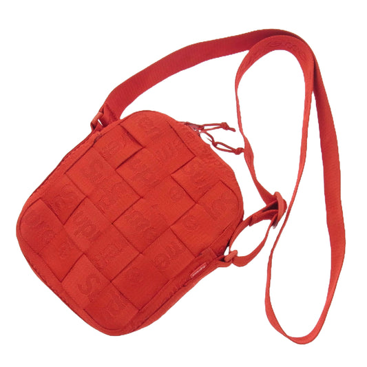 Supreme シュプリーム 23SS woven shoulder bag ウーブン ショルダー バッグ レッド系【中古】