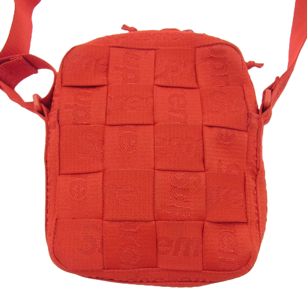 Supreme シュプリーム 23SS woven shoulder bag ウーブン ショルダー バッグ レッド系【中古】