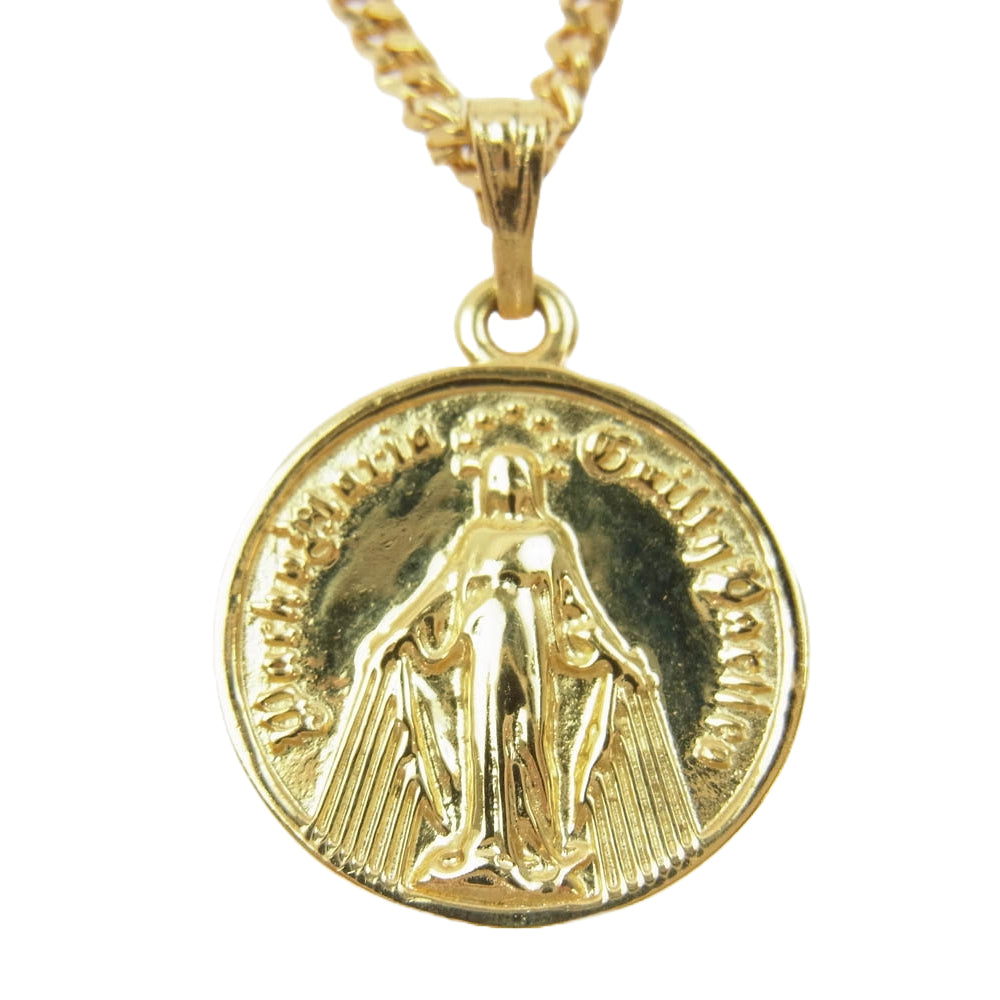 WACKO MARIA ワコマリア COIN NECKLACE コイン ネックレス ゴールド系【美品】【中古】