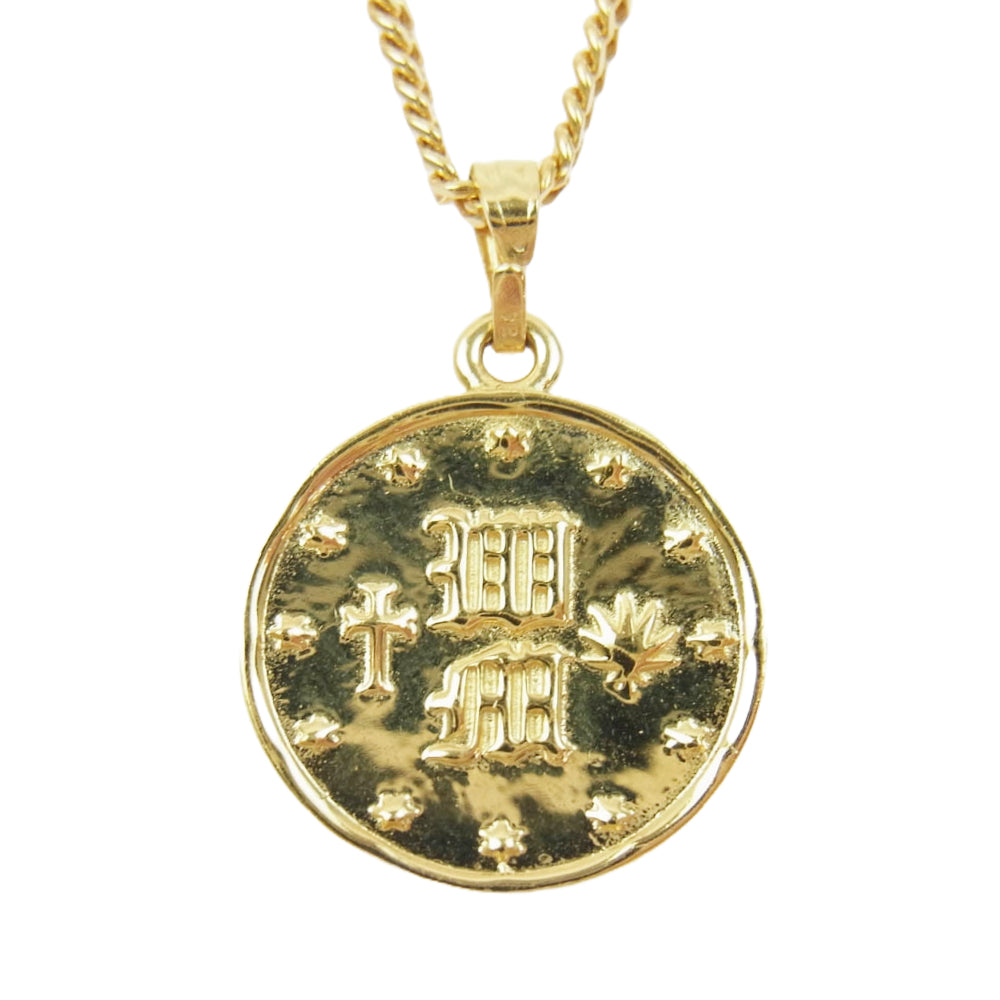 WACKO MARIA ワコマリア COIN NECKLACE コイン ネックレス ゴールド系【美品】【中古】