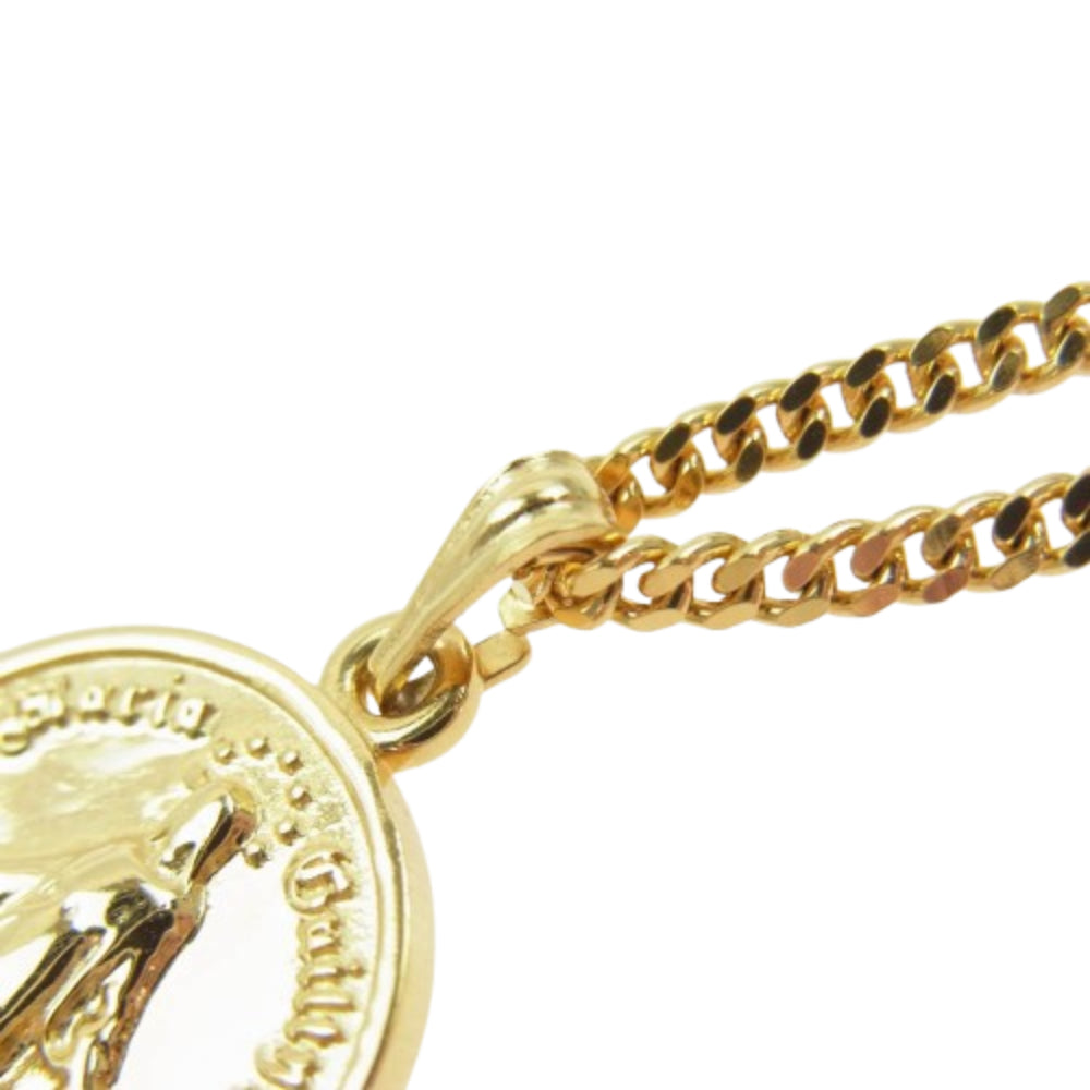 WACKO MARIA ワコマリア COIN NECKLACE コイン ネックレス ゴールド系【美品】【中古】