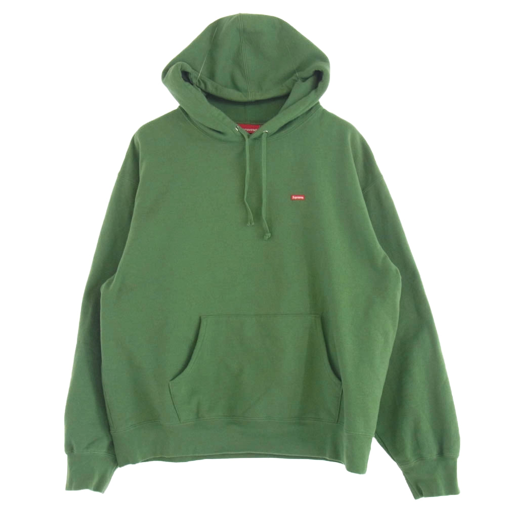 Supreme シュプリーム 24SS Small Box Hooded Sweatshirt スモール ボックス ロゴ スウェット パーカー グリーン系 L【中古】