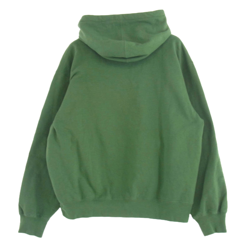 Supreme シュプリーム 24SS Small Box Hooded Sweatshirt スモール ボックス ロゴ スウェット パーカー グリーン系 L【中古】