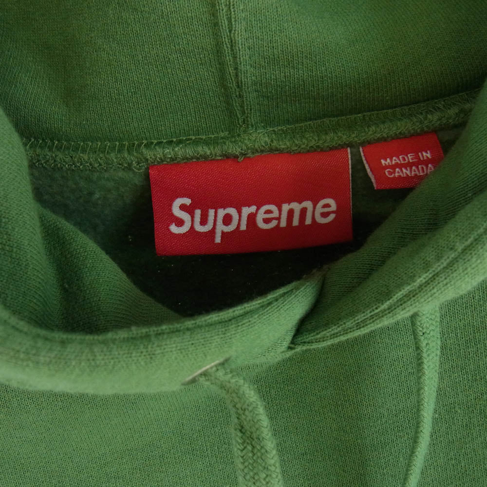 Supreme シュプリーム 24SS Small Box Hooded Sweatshirt スモール ボックス ロゴ スウェット パーカー グリーン系 L【中古】