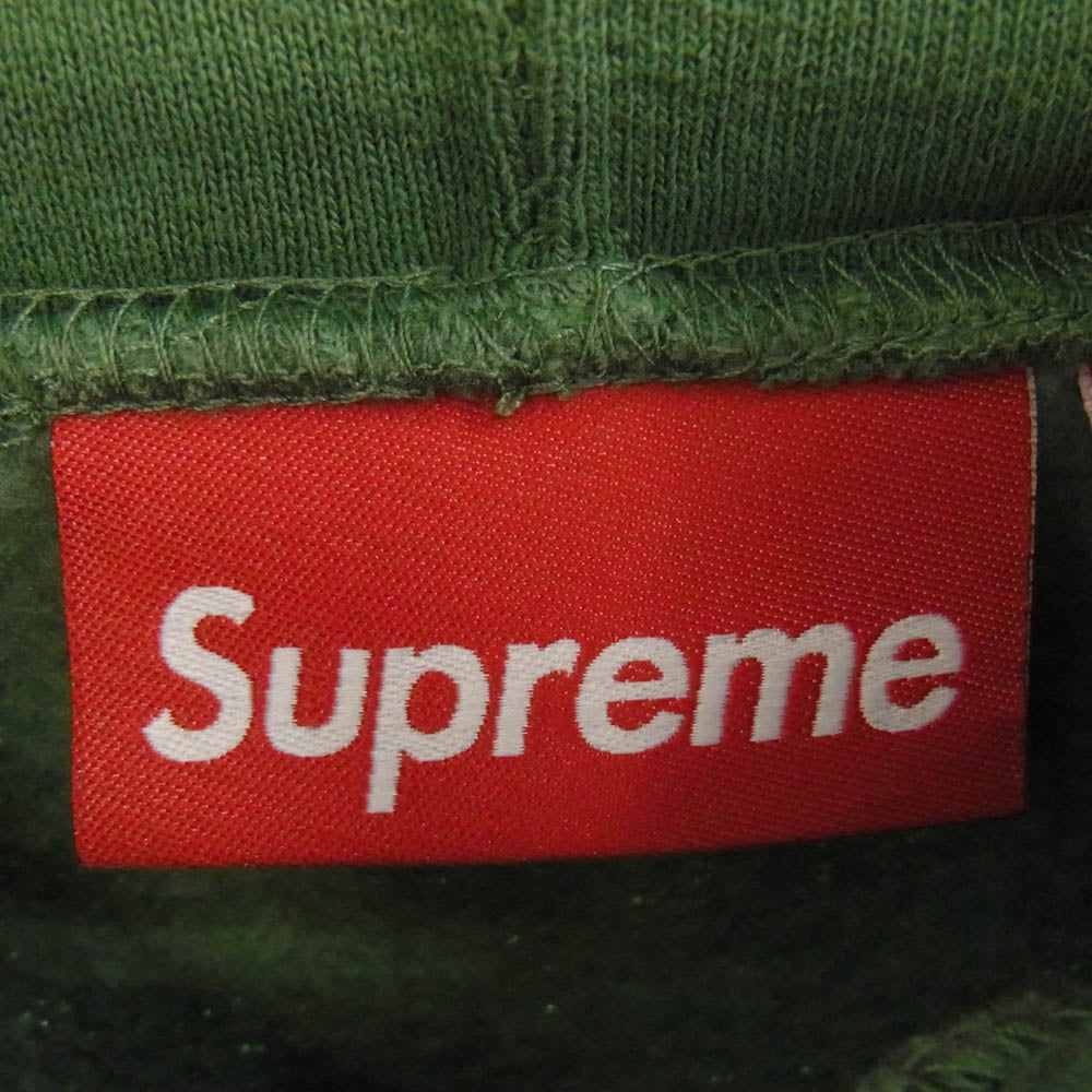 Supreme シュプリーム 24SS Small Box Hooded Sweatshirt スモール ボックス ロゴ スウェット パーカー グリーン系 L【中古】