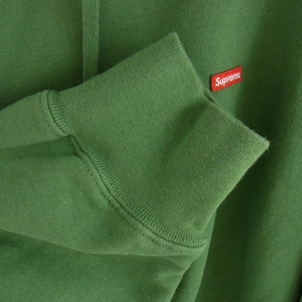 Supreme シュプリーム 24SS Small Box Hooded Sweatshirt スモール ボックス ロゴ スウェット パーカー グリーン系 L【中古】