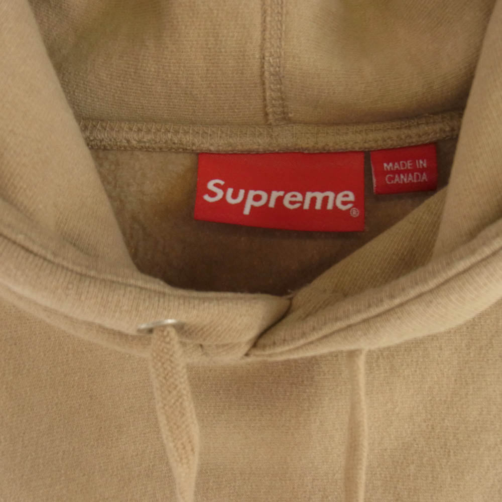 Supreme シュプリーム 23SS Motion Logo Hooded Sweatshirt モーション ロゴ プルオーバー パーカー ライトブラウン系 L【中古】