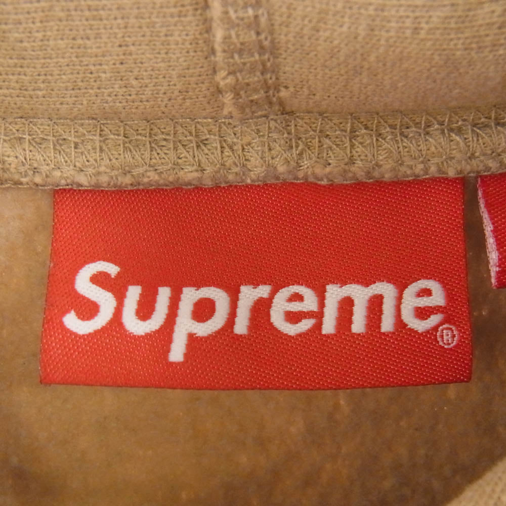 Supreme シュプリーム 23SS Motion Logo Hooded Sweatshirt モーション ロゴ プルオーバー パーカー ライトブラウン系 L【中古】