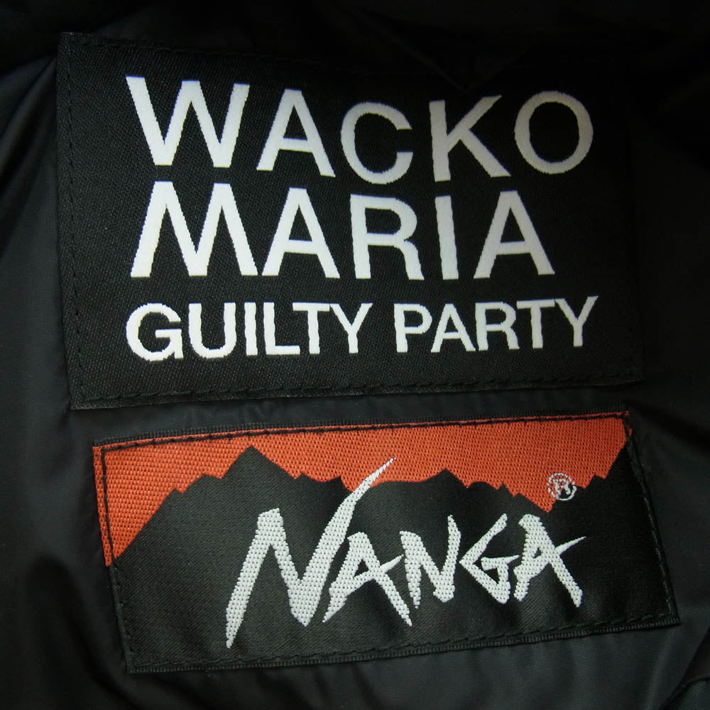 WACKO MARIA ワコマリア 24AW 24FW-WMO-NA02 NANGA   DOWN JACKET ナンガ ダウン ジャケット ブラック系【中古】