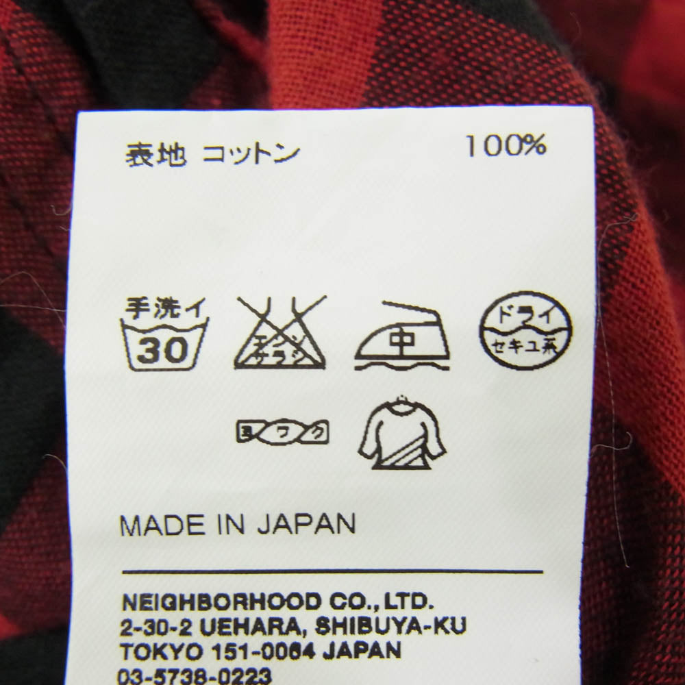 WTAPS ダブルタップス 09SS 091SPOT-PTM02 チェック ショーツ ハーフパンツ レッド系 サイズ表記無【中古】