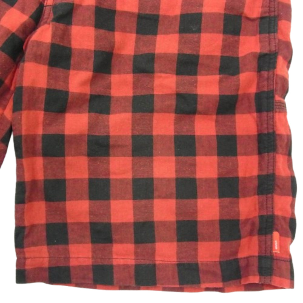WTAPS ダブルタップス 09SS 091SPOT-PTM02 チェック ショーツ ハーフパンツ レッド系 サイズ表記無【中古】