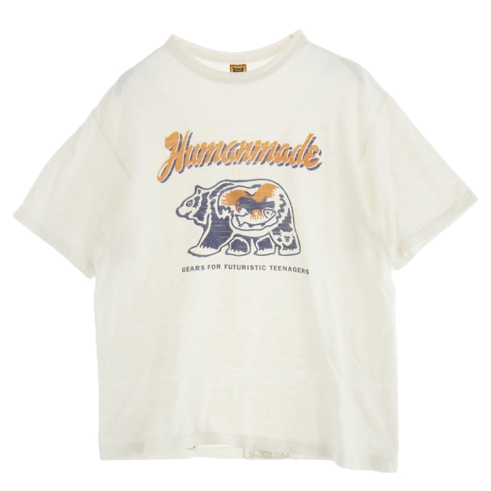 HUMAN MADE ヒューマンメイド ベア― イーグル Tシャツ ホワイト系【中古】