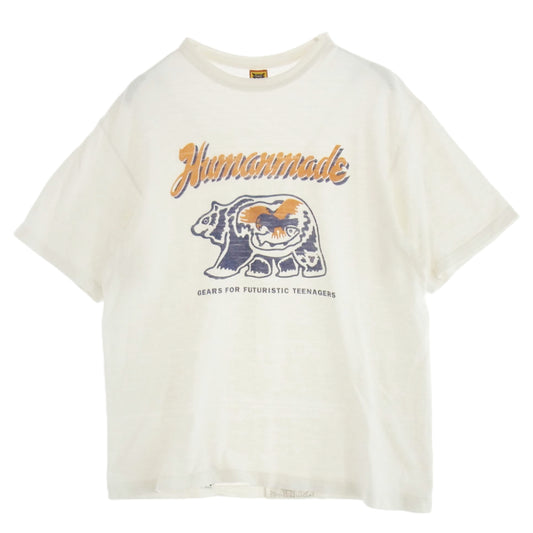 HUMAN MADE ヒューマンメイド ベア― イーグル Tシャツ ホワイト系【中古】