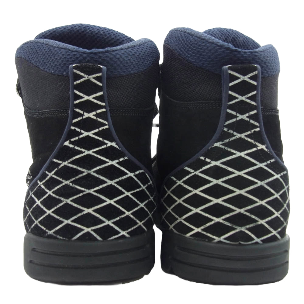 UNDERCOVER アンダーカバー 08SS UNDERCOVERISM サマーマッドネス期 コンコール柄 マウンテン ブーツ ブラック系 ネイビー系 L【中古】