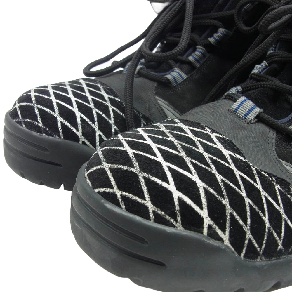 UNDERCOVER アンダーカバー 08SS UNDERCOVERISM サマーマッドネス期 コンコール柄 マウンテン ブーツ ブラック系 ネイビー系 L【中古】