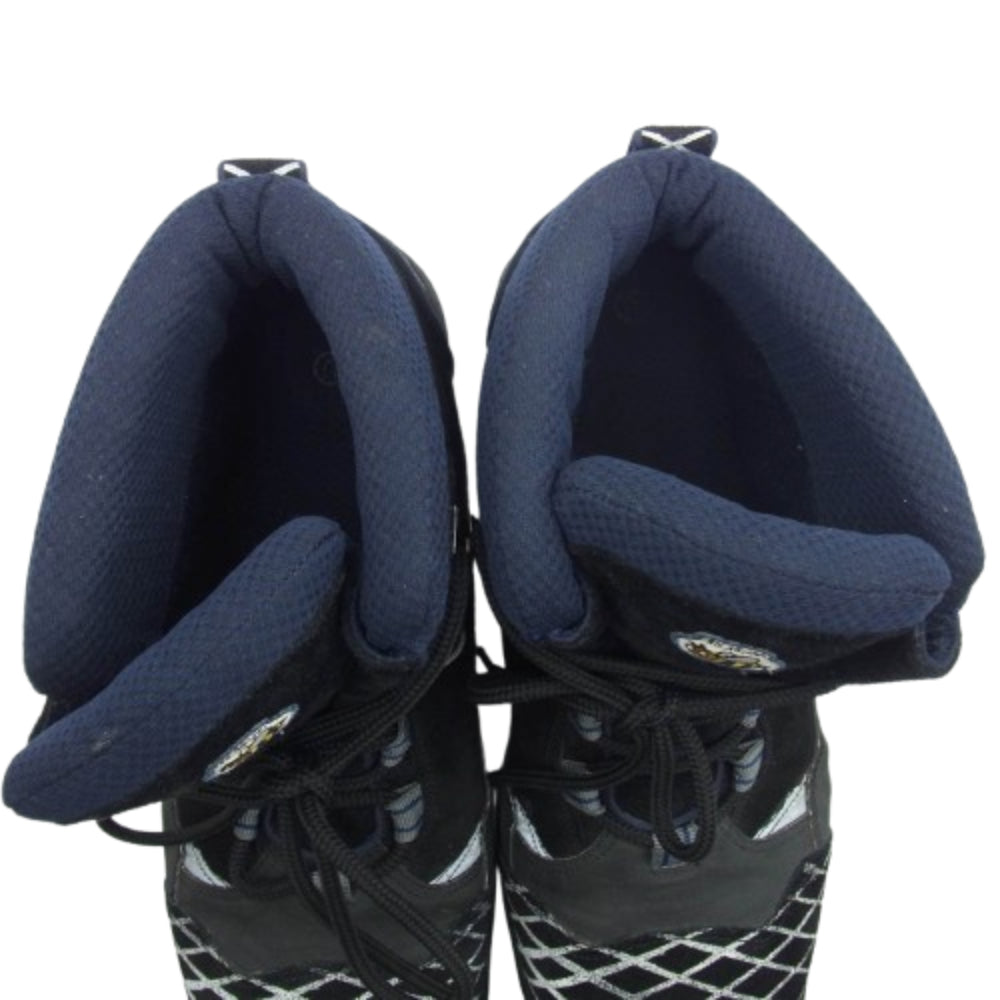 UNDERCOVER アンダーカバー 08SS UNDERCOVERISM サマーマッドネス期 コンコール柄 マウンテン ブーツ ブラック系 ネイビー系 L【中古】